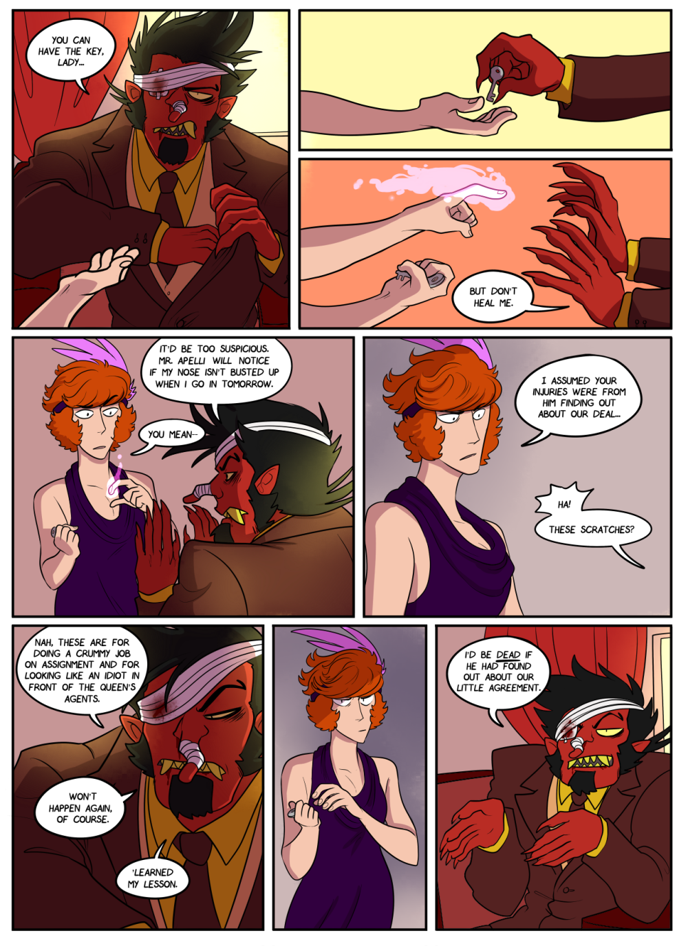 we're already playing mindgames. we in it.