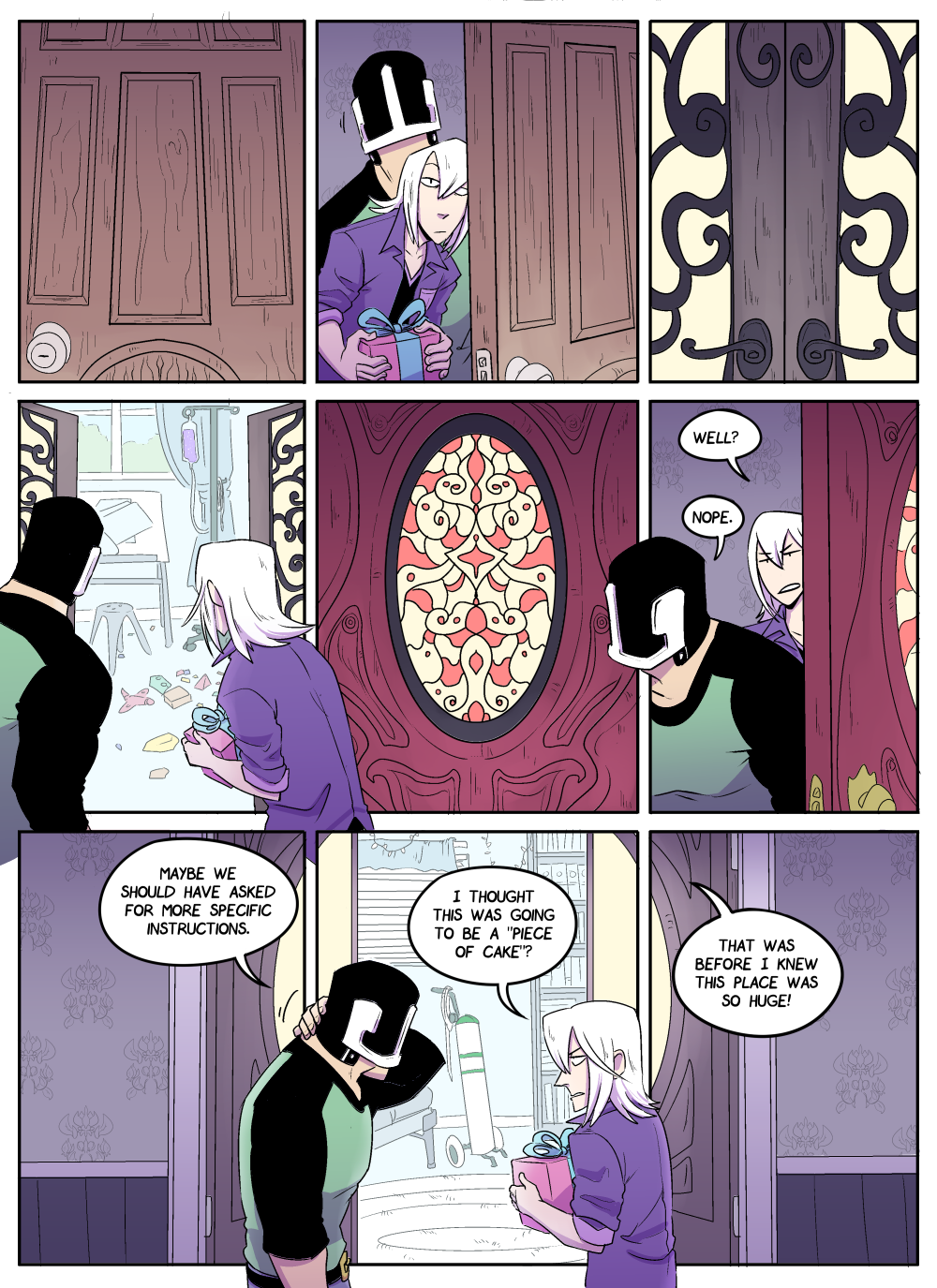 snooping through a lot of bedrooms