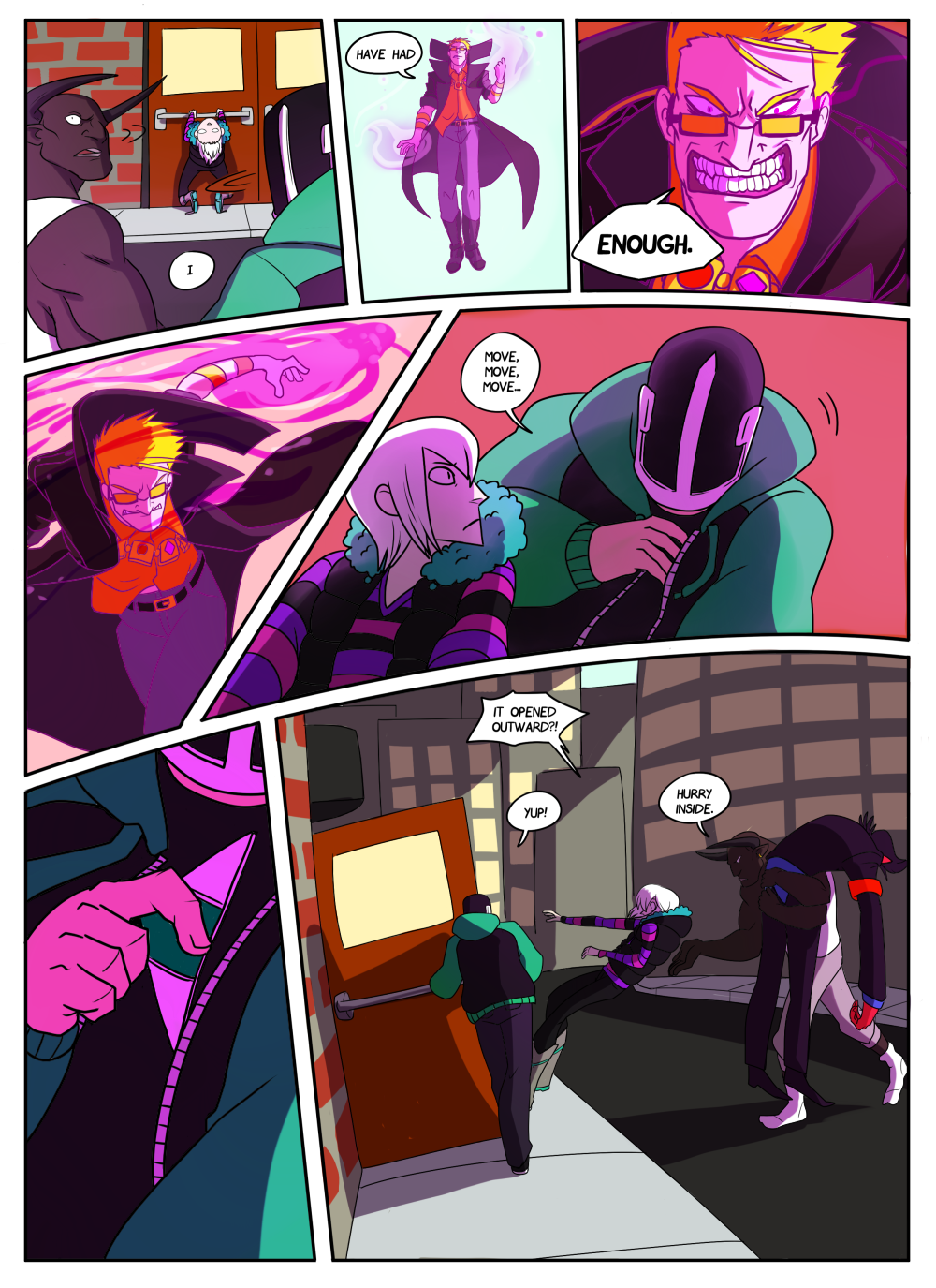 oh. I guess it isn't a push door.