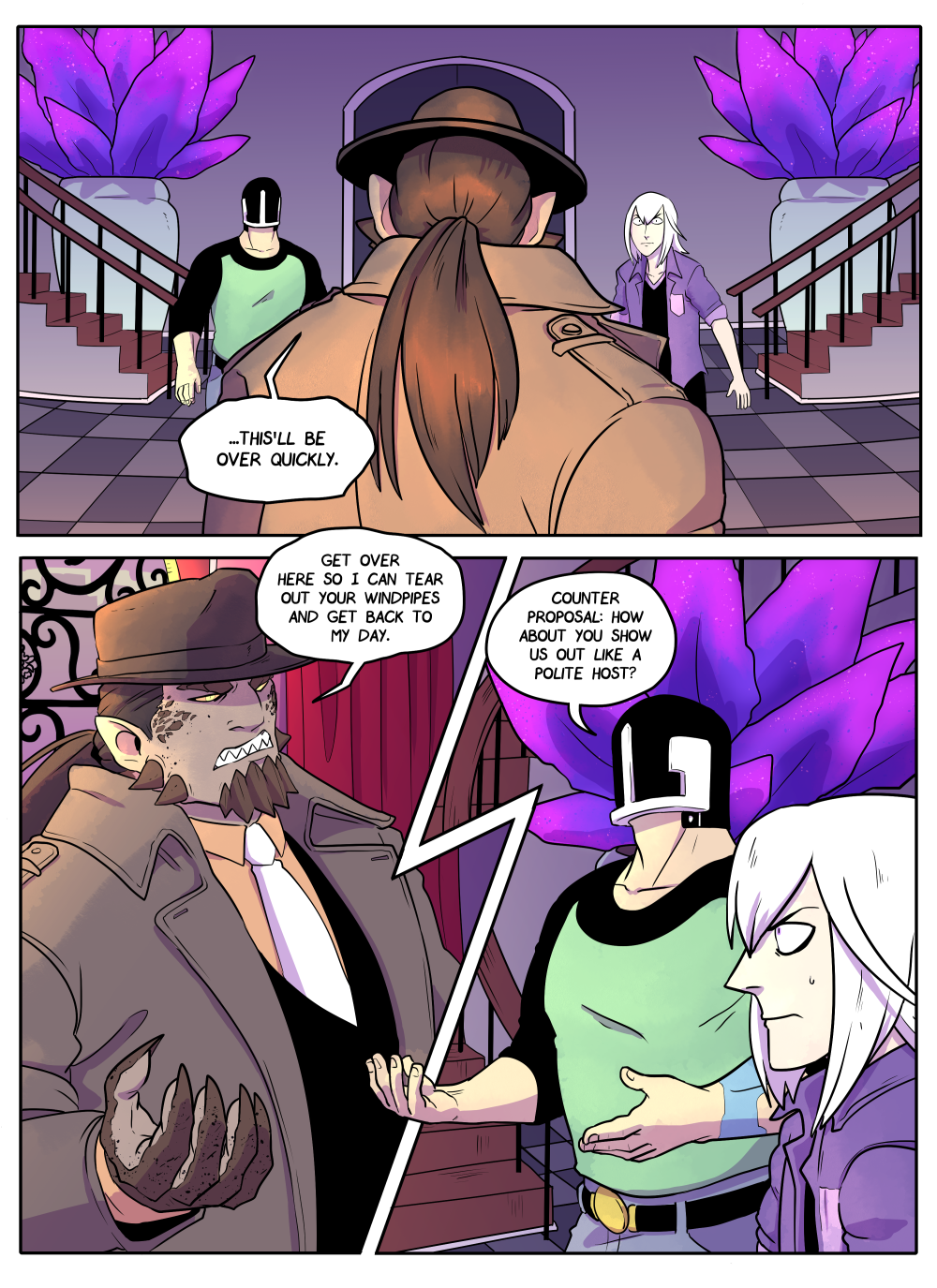 no gracious hosts in this house