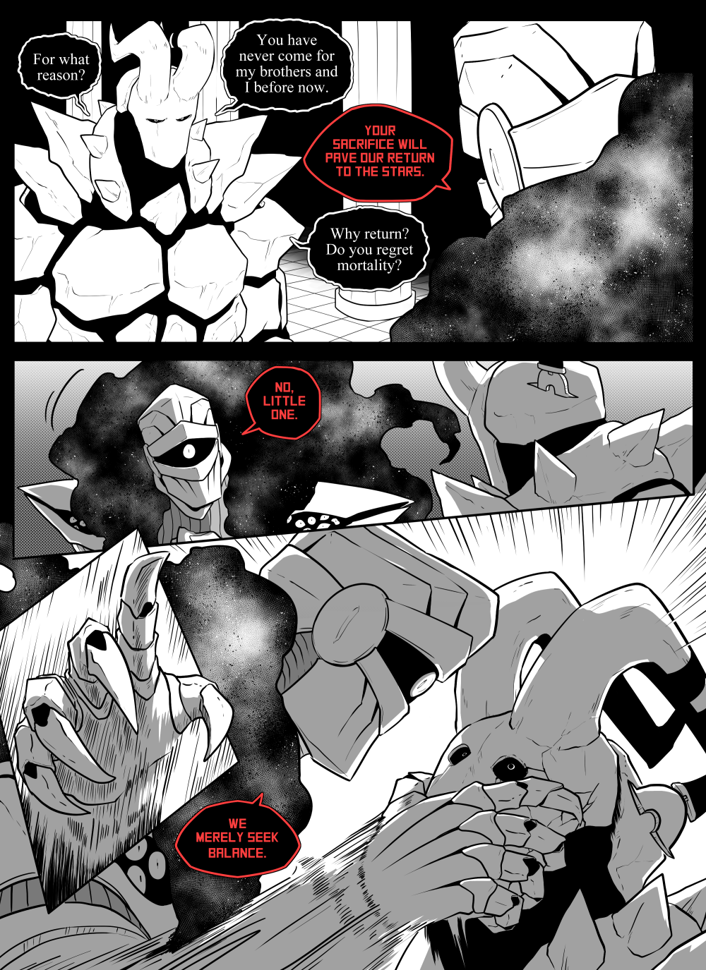 Call the manifestation of the very ground you stand on 'little one' as a power move.