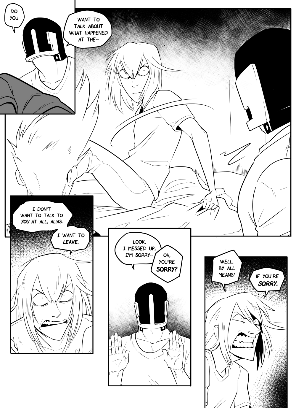 Tfw your 'leave-me-alone' sign didn't get the job done so now you're making your breakdown everyone else's problem too.