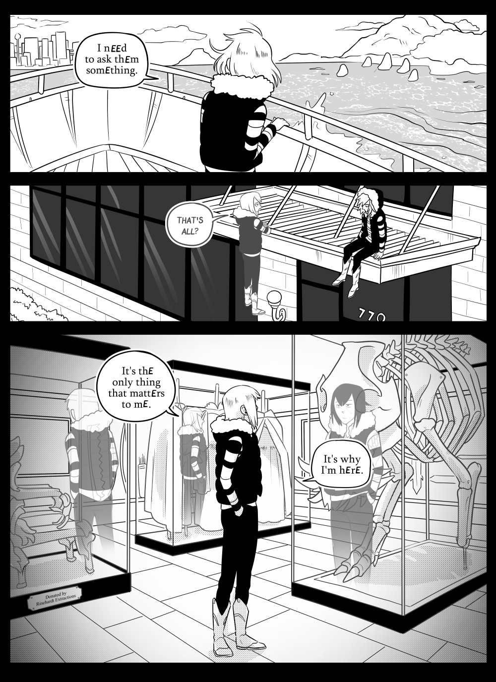 I'm tired of drawing backgrounds in this flashback u_u"